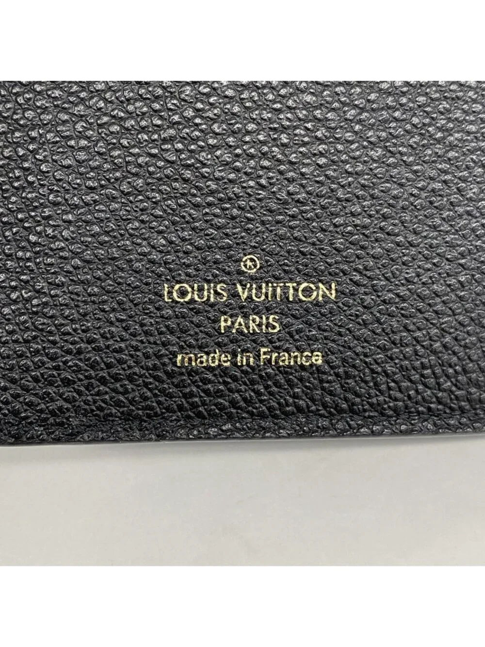 Louis Vuitton Trifold Wallet Monogram Empreinte Portefeuille Compact Noir